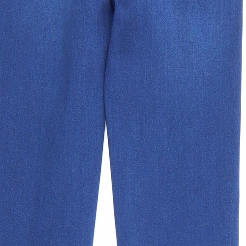New Look Womens Blue  Cotton Skinny Jeans Size 8 L25 in Regular Button