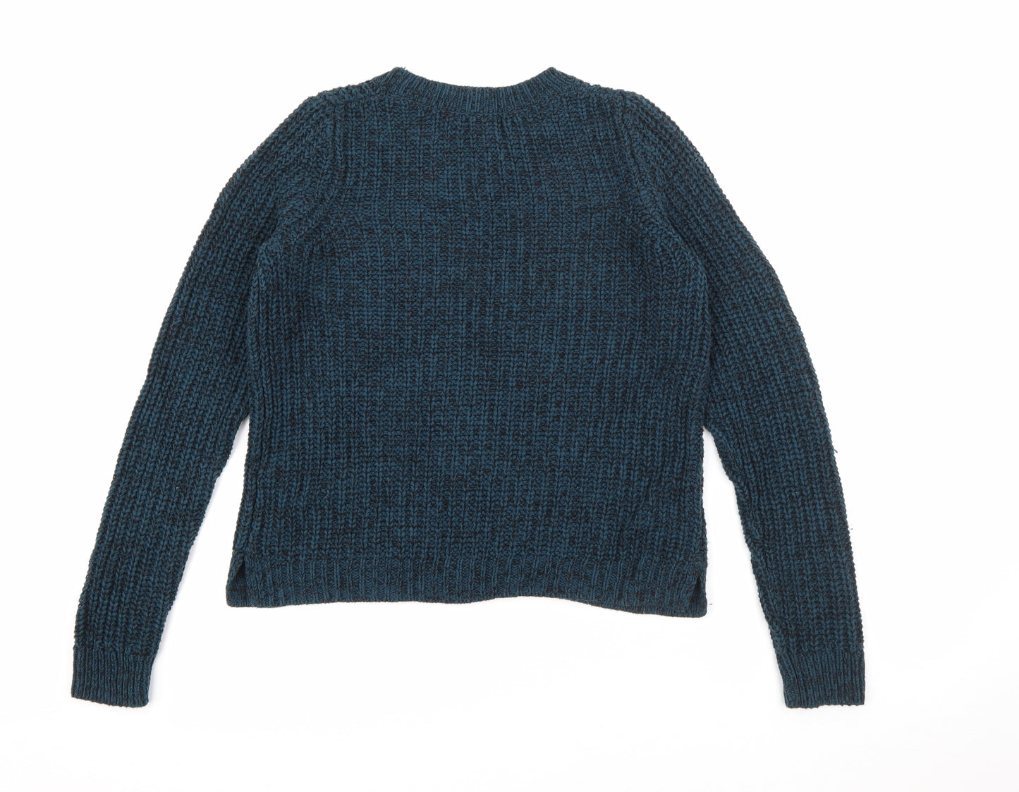 Gap Womens Blue Crew Neck  Cotton Pullover Jumper Size S