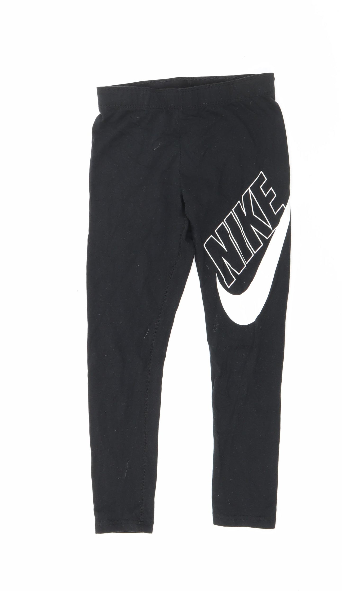 Nike Womens Black  Cotton Pedal Pusher Leggings Size M L21 in