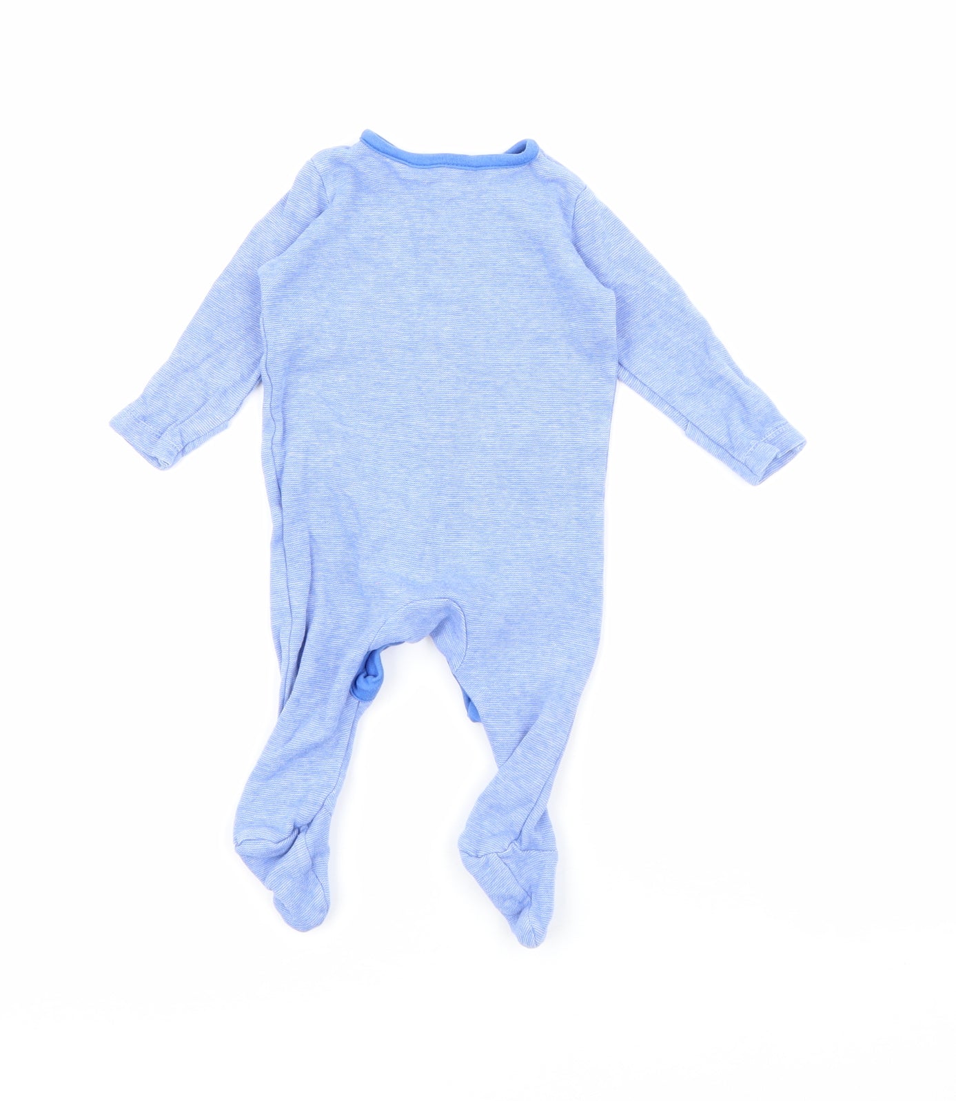 Dunnes Stores Baby Beige  Cotton Babygrow One-Piece Size 0-3 Months  Snap