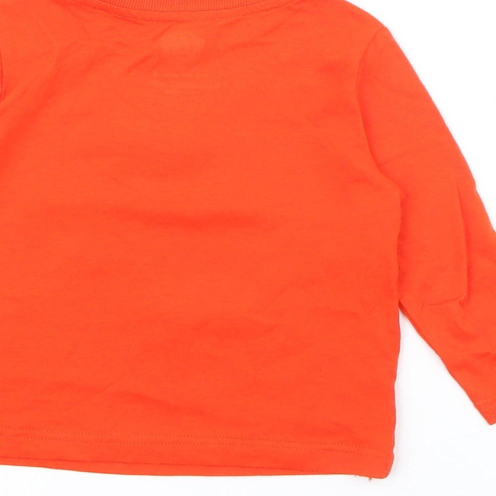 F&F Baby Red  Cotton Pullover T-Shirt Size 18-24 Months Crew Neck  - Paw Patrol Christmas