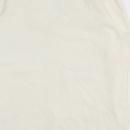 Berkertex Womens White V-Neck  Viscose Pullover Jumper Size 20