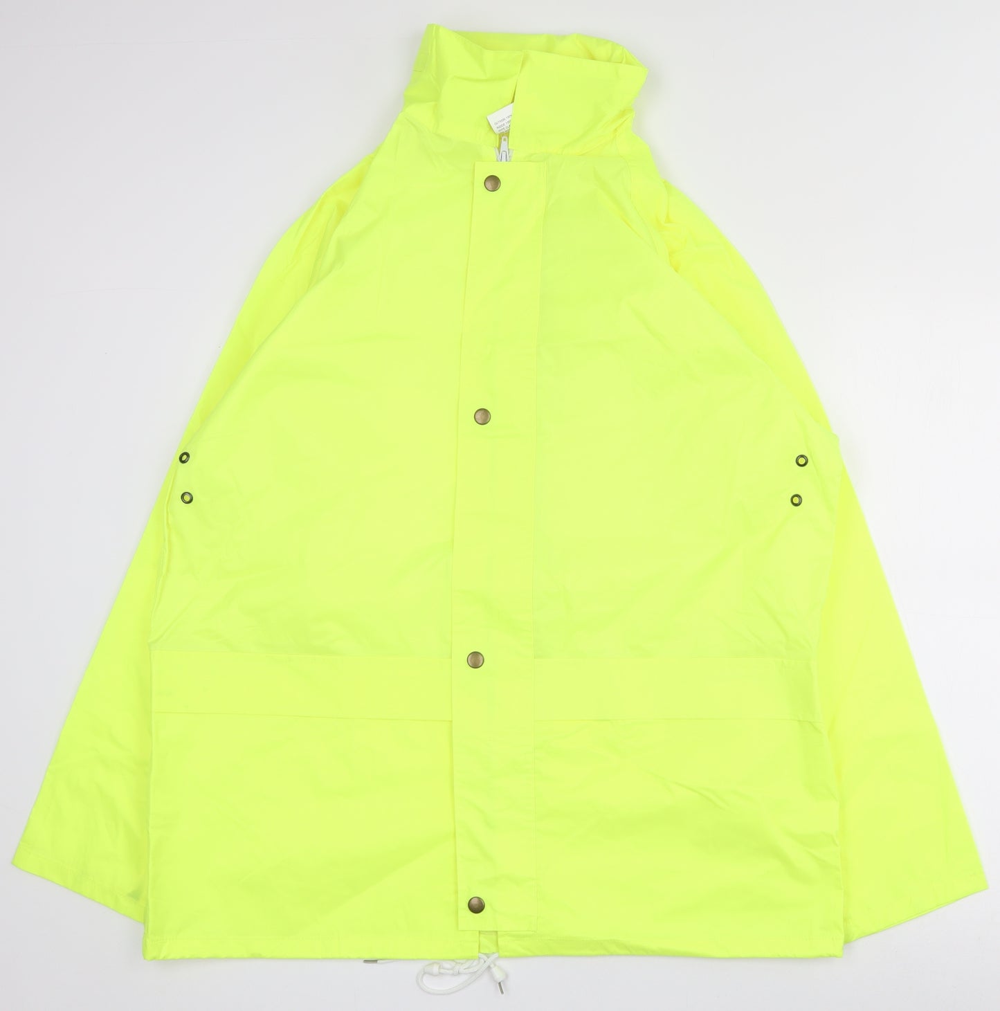 Arco  Mens Yellow   Rain Coat Coat Size M  Zip - High Visibility