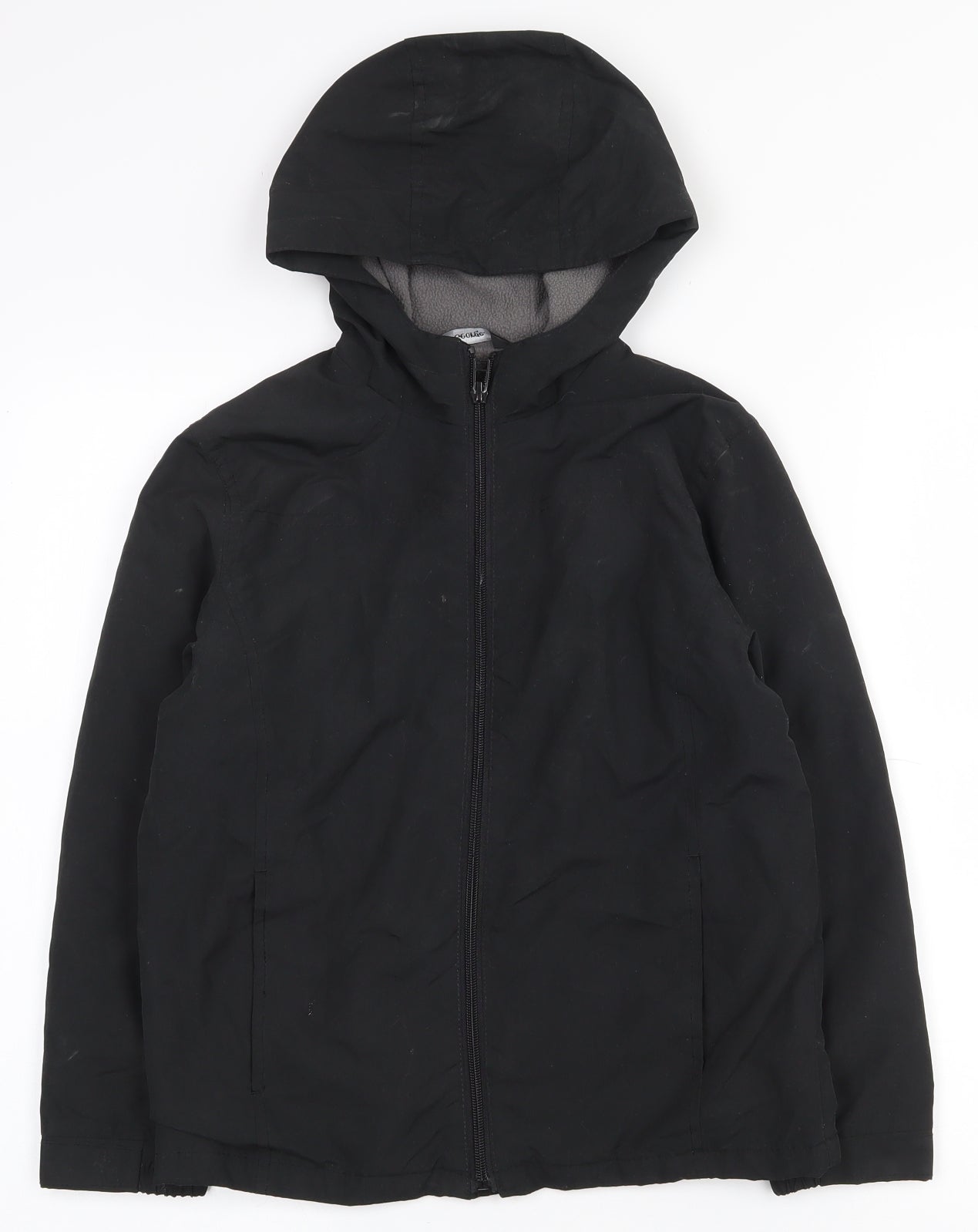 George Boys Black   Jacket Coat Size 8-9 Years  Zip