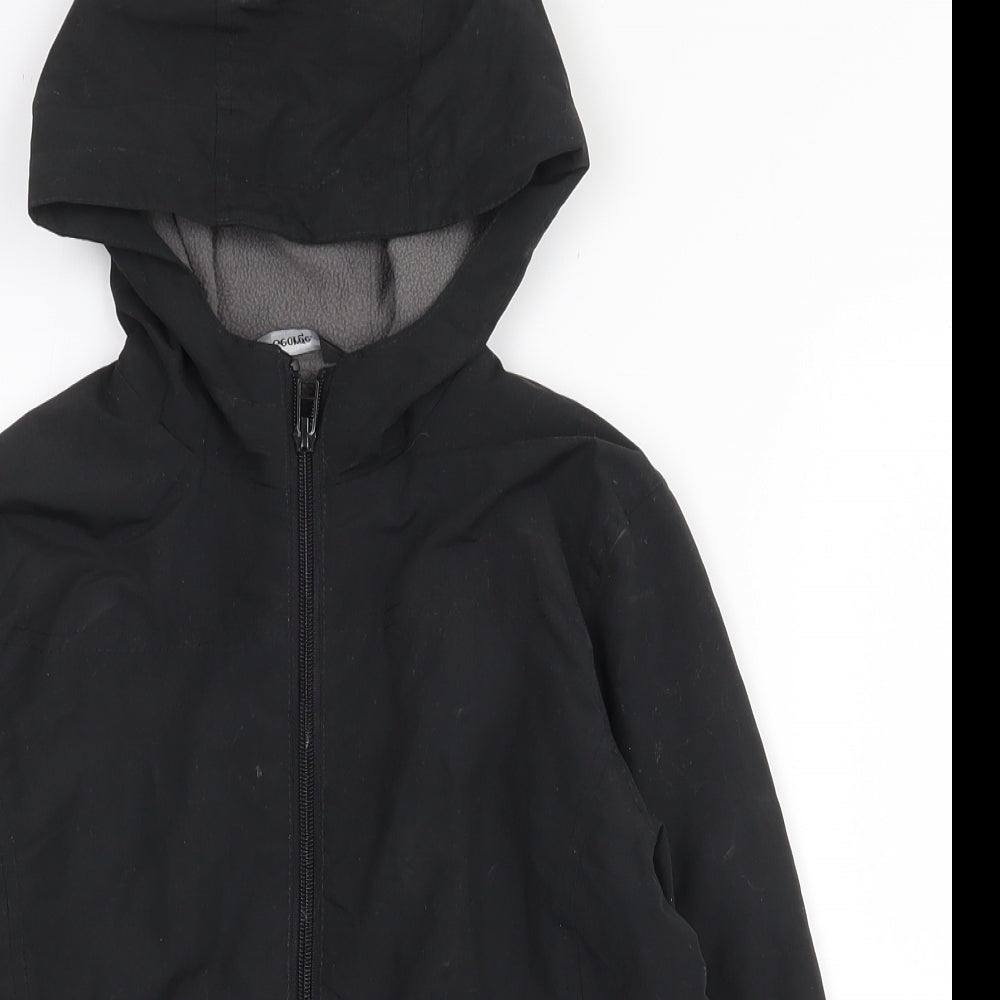 George Boys Black   Jacket Coat Size 8-9 Years  Zip