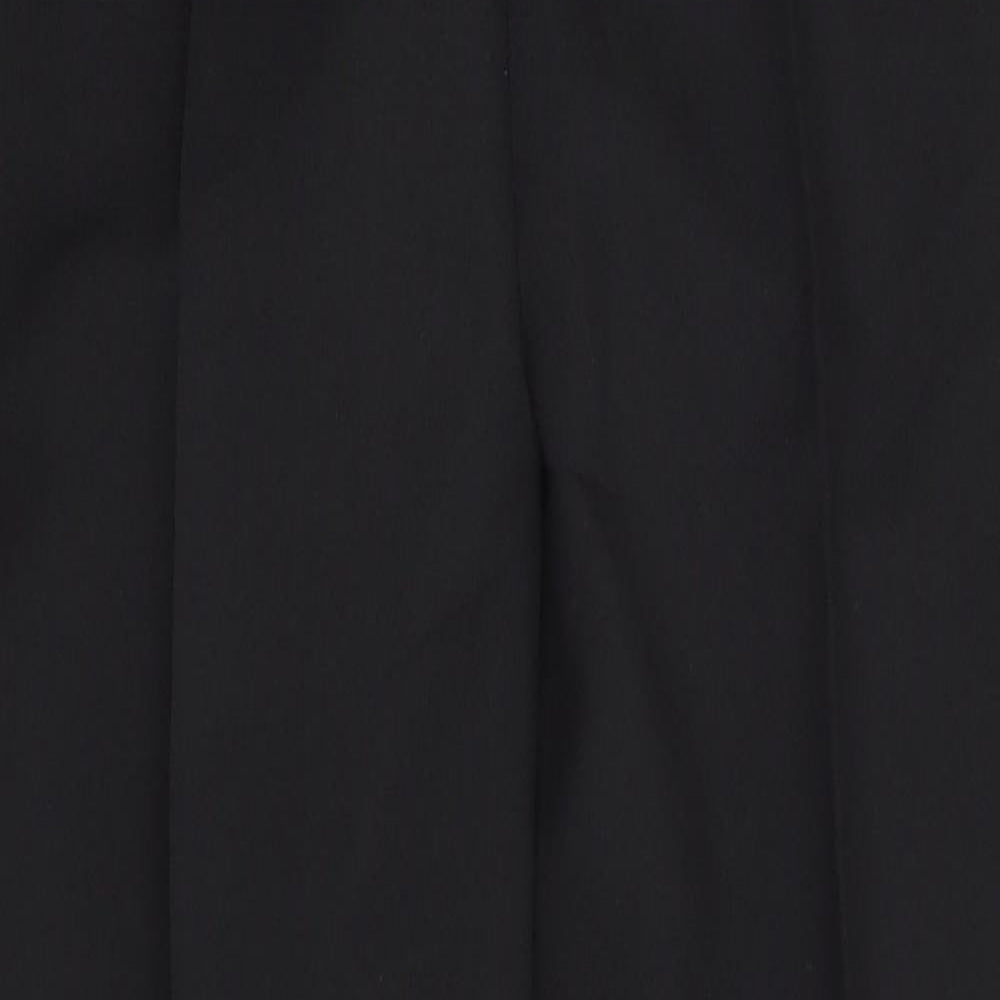 Emma Collection Womens Black  Polyester Trousers  Size 16 L25 in Regular