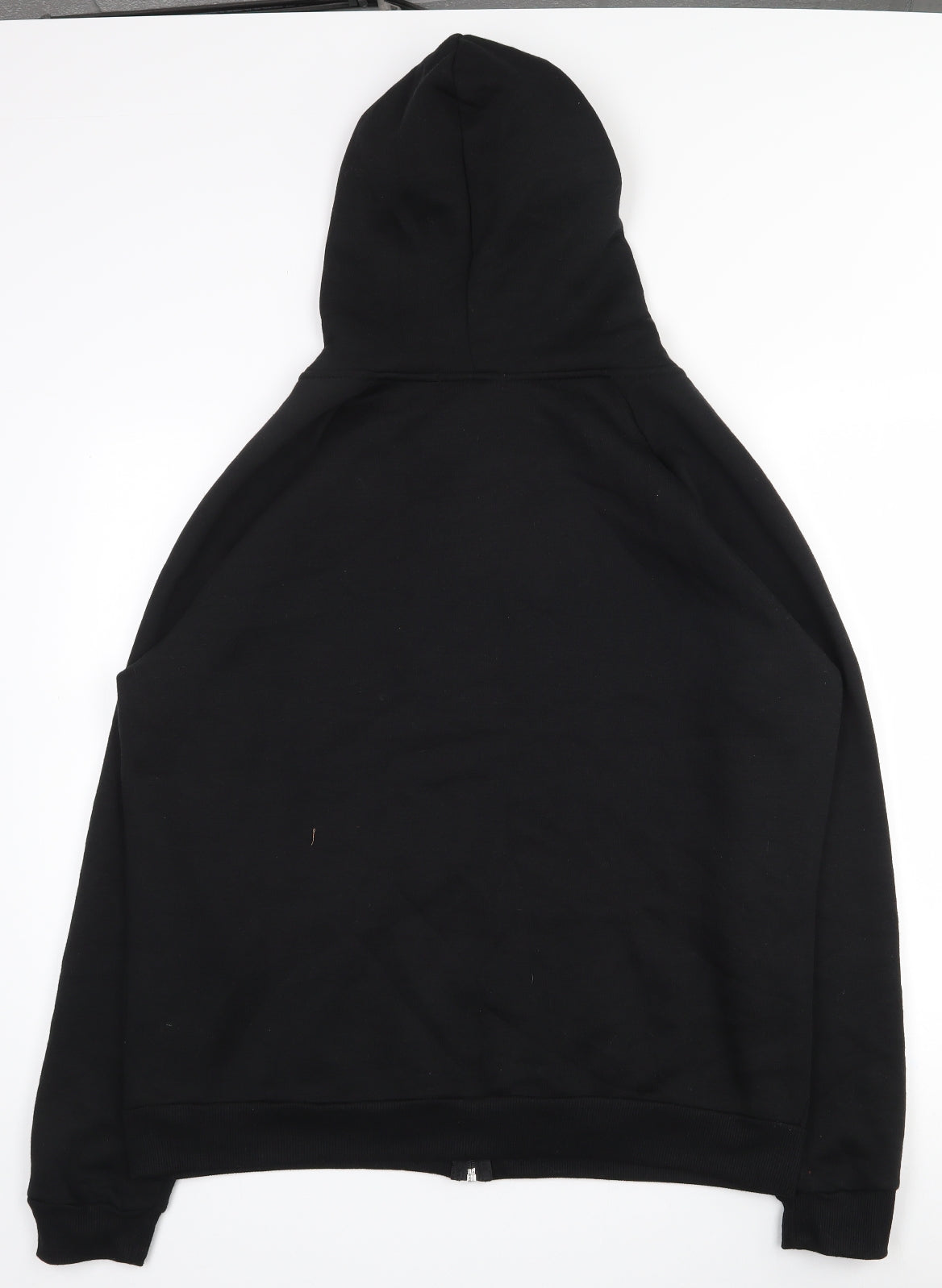 Primark Womens Black  Polyester Full Zip Hoodie Size 14  Zip - 14-16