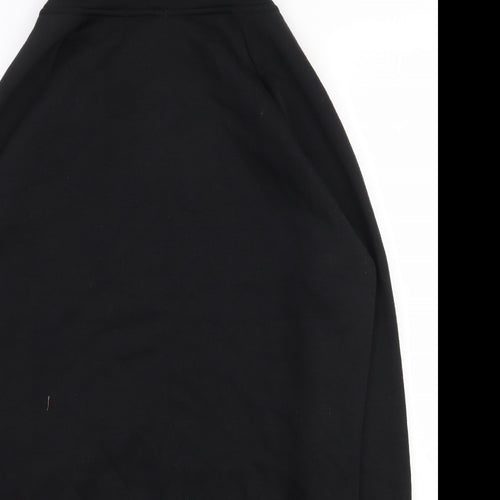 Primark Womens Black  Polyester Full Zip Hoodie Size 14  Zip - 14-16
