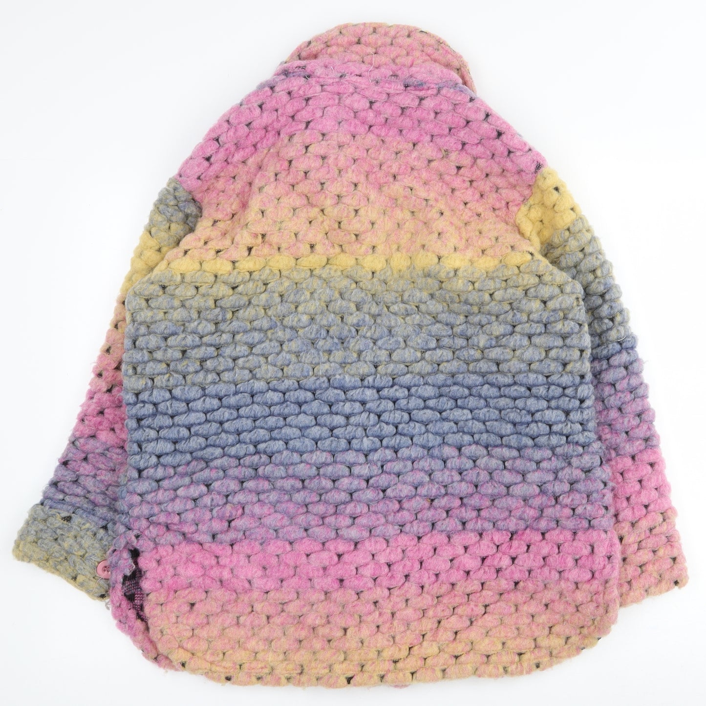 Per Una Womens Multicoloured Collared  Polyester Cardigan Jumper One Size