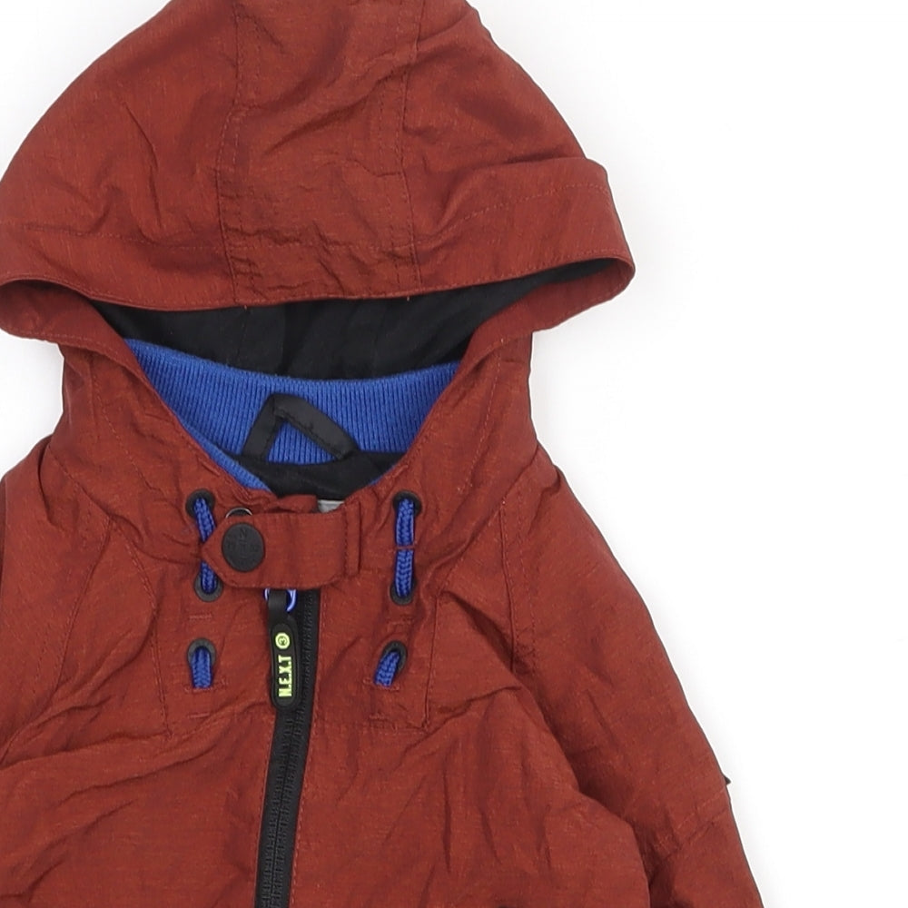 NEXT Boys Brown   Jacket Coat Size 6-9 Months   Zip