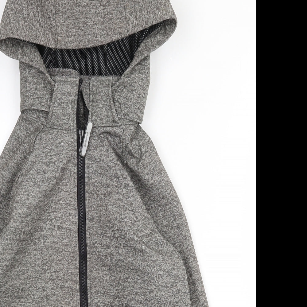 H&M Boys Grey   Jacket Coat Size 7-8 Years  Zip