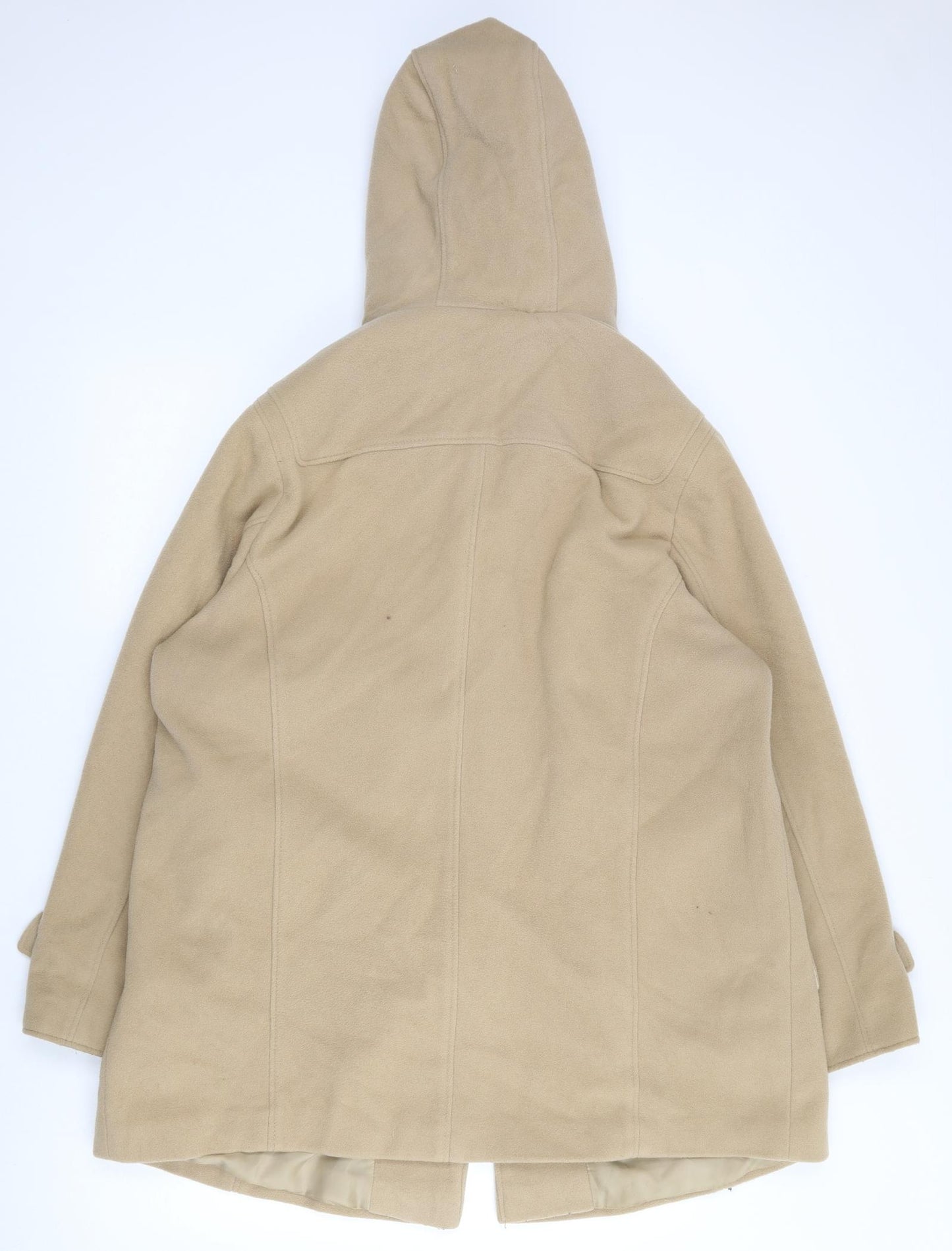 Marks and Spencer Womens Beige   Pea Coat Coat Size 20  Button