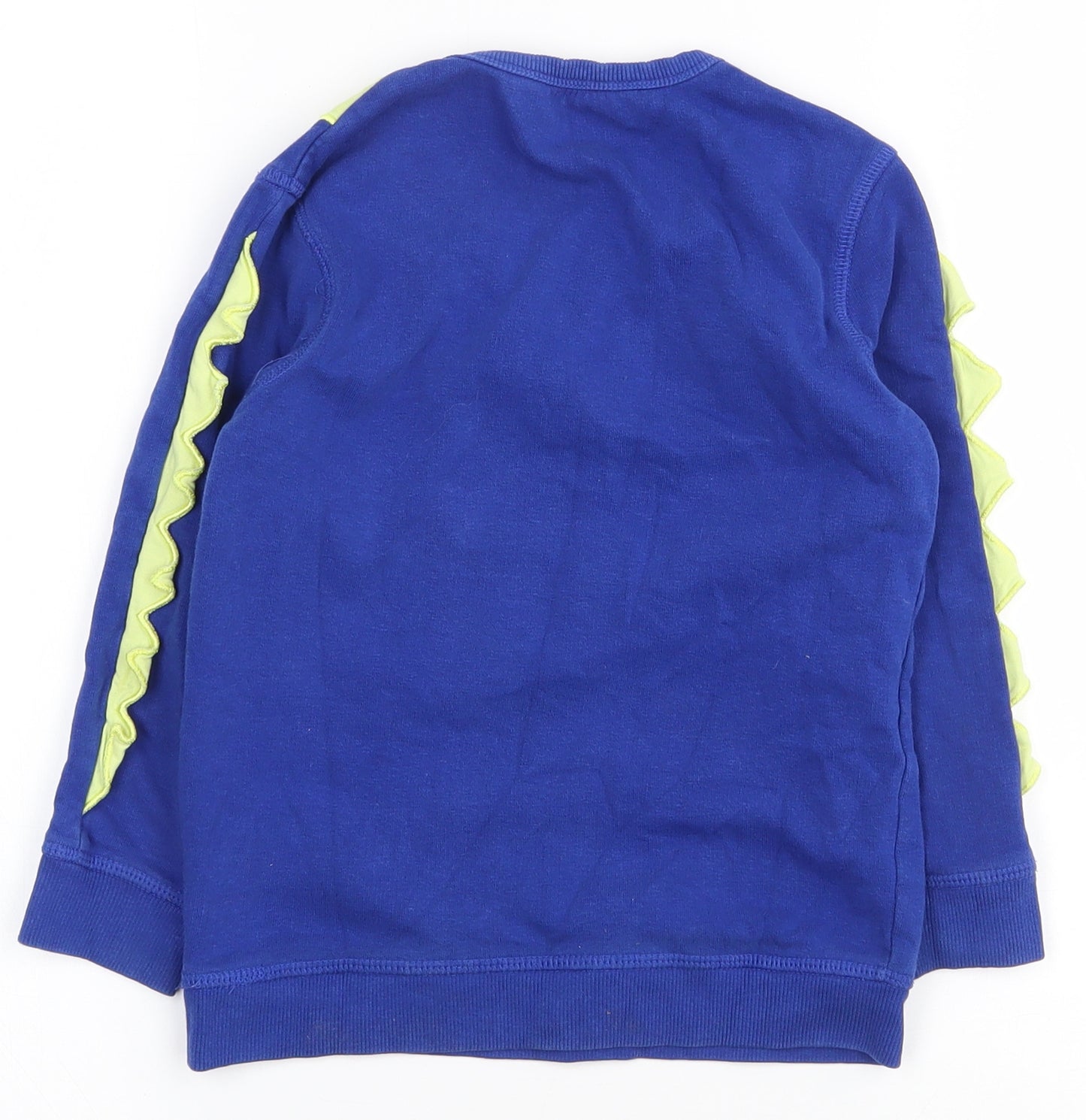 George Boys Blue  Cotton Pullover Sweatshirt Size 5-6 Years  Pullover