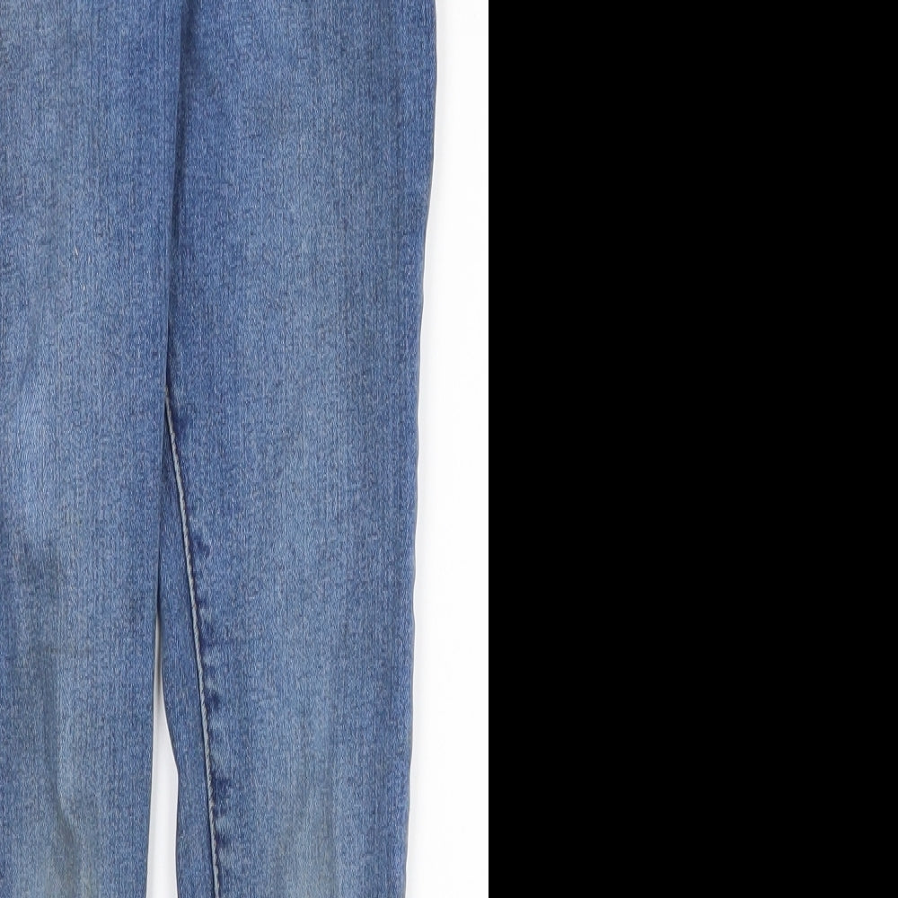 Primark Boys Blue  Cotton Skinny Jeans Size 5-6 Years  Regular Zip