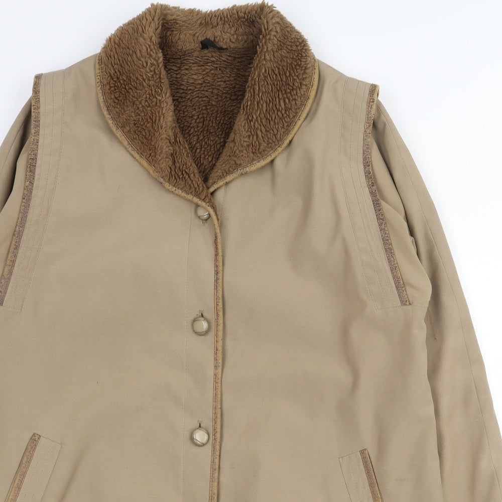 Breckmoor Womens Brown   Jacket  Size 12  Button