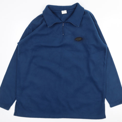 Damart Womens Blue  Polyester Pullover Sweatshirt Size M  Pullover