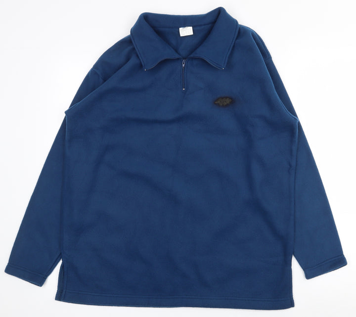 Damart Womens Blue  Polyester Pullover Sweatshirt Size M  Pullover