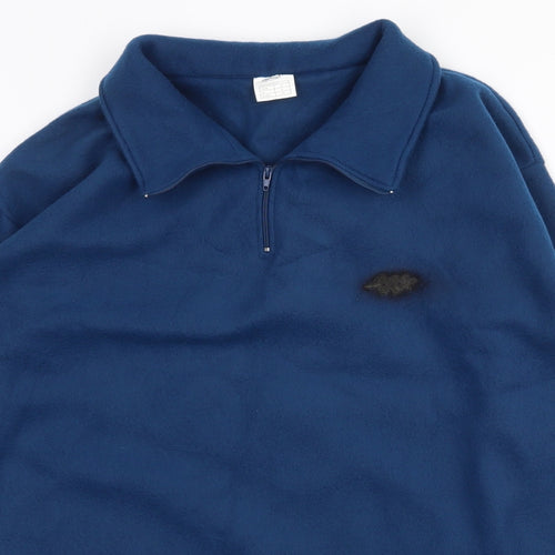 Damart Womens Blue  Polyester Pullover Sweatshirt Size M  Pullover