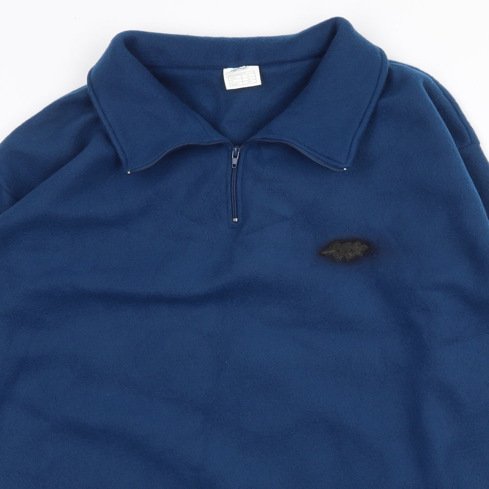 Damart Womens Blue  Polyester Pullover Sweatshirt Size M  Pullover