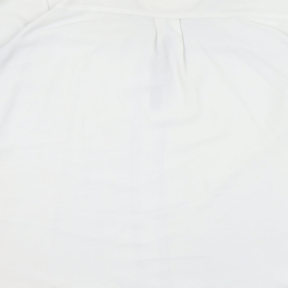 Primark Womens Ivory  Polyester Basic Blouse Size 20 V-Neck
