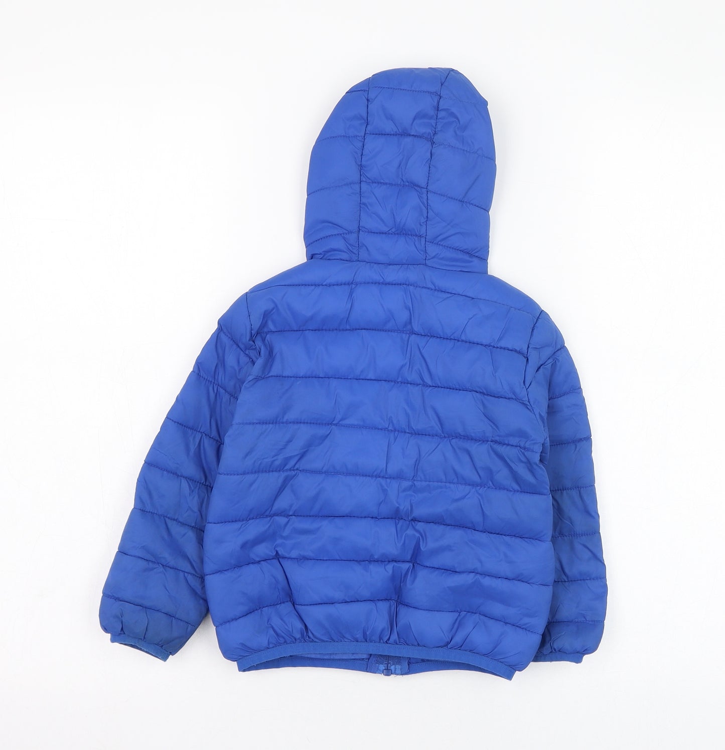 Dunnes Stores Boys Blue   Puffer Jacket Coat Size 2-3 Years  Zip