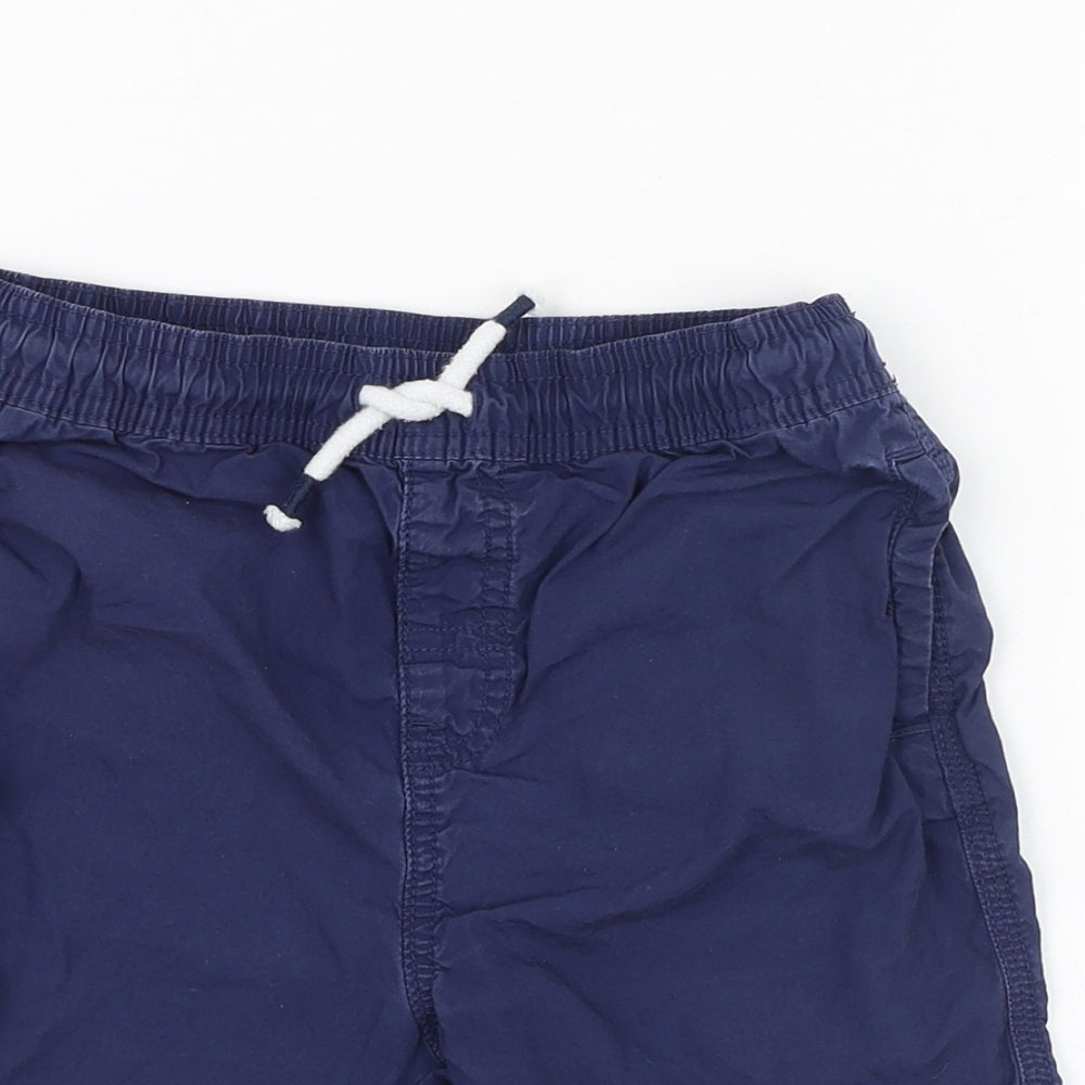 TU Boys Blue  Cotton Bermuda Shorts Size 8 Years  Regular