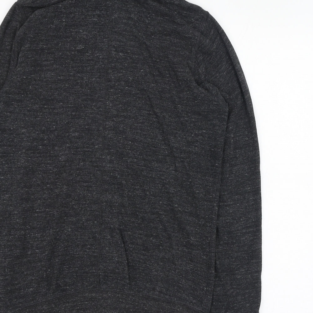 Nike Mens Grey  Cotton Full Zip Hoodie Size M