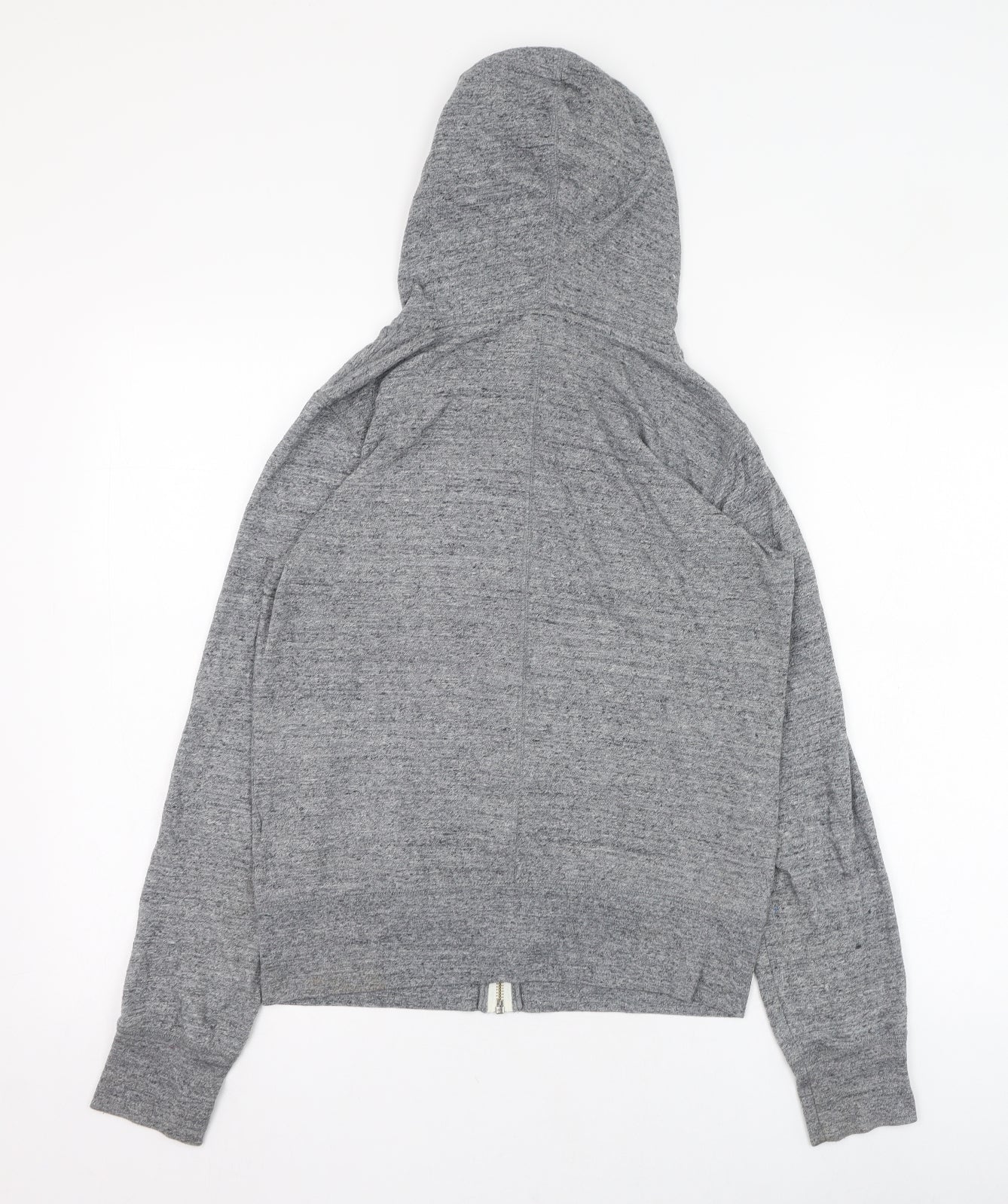 Nike Mens Grey  Cotton Full Zip Hoodie Size M