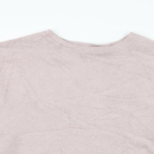 New Look Womens Pink  Polyester Pullover Sweatshirt Size S  Pullover