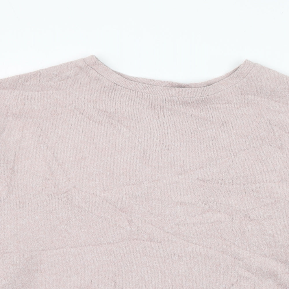 New Look Womens Pink  Polyester Pullover Sweatshirt Size S  Pullover