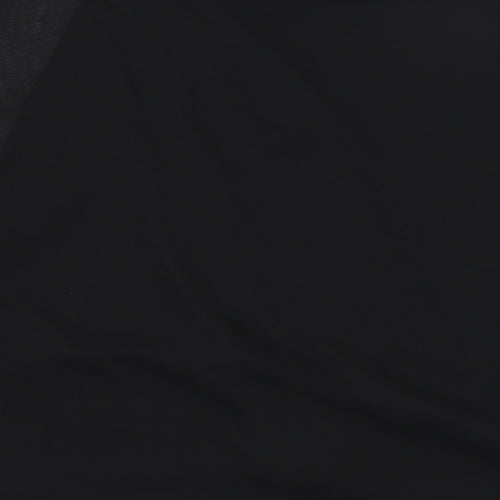 F&F Womens Black  Polyester Basic Blouse Size 20 V-Neck