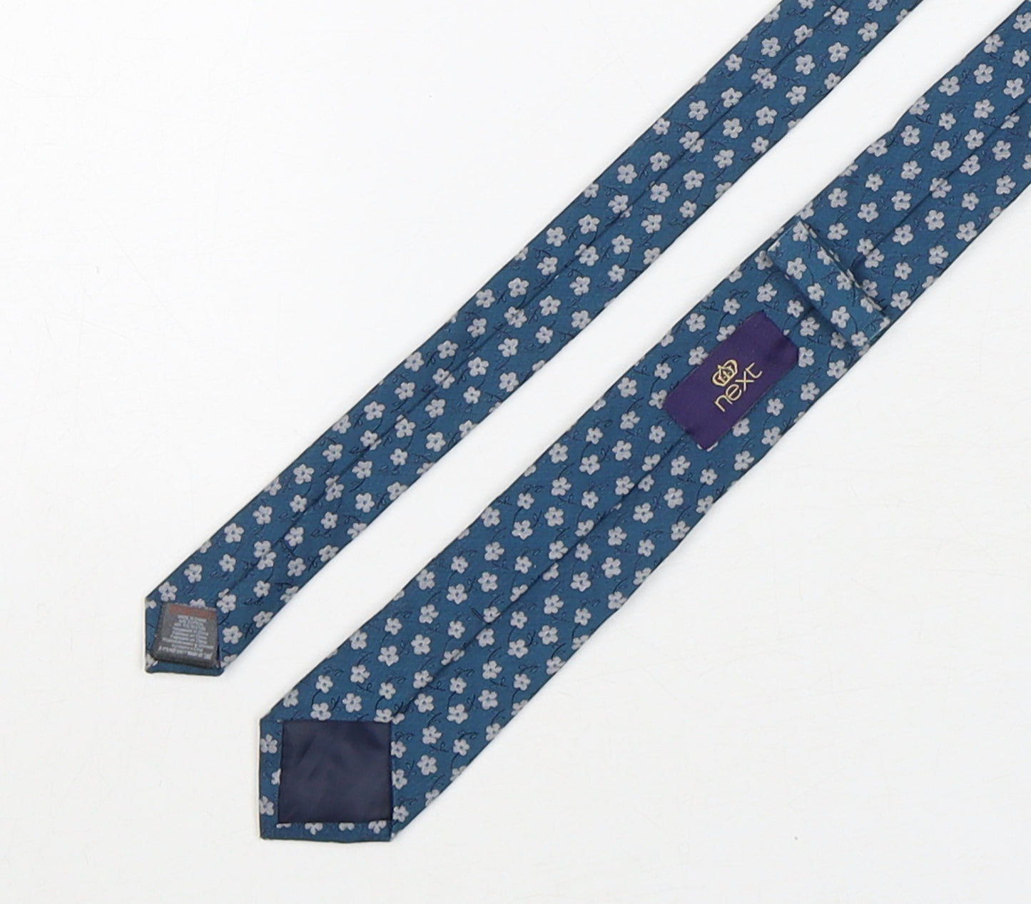 NEXT Mens Multicoloured Floral Polyester Pointed Tie One Size