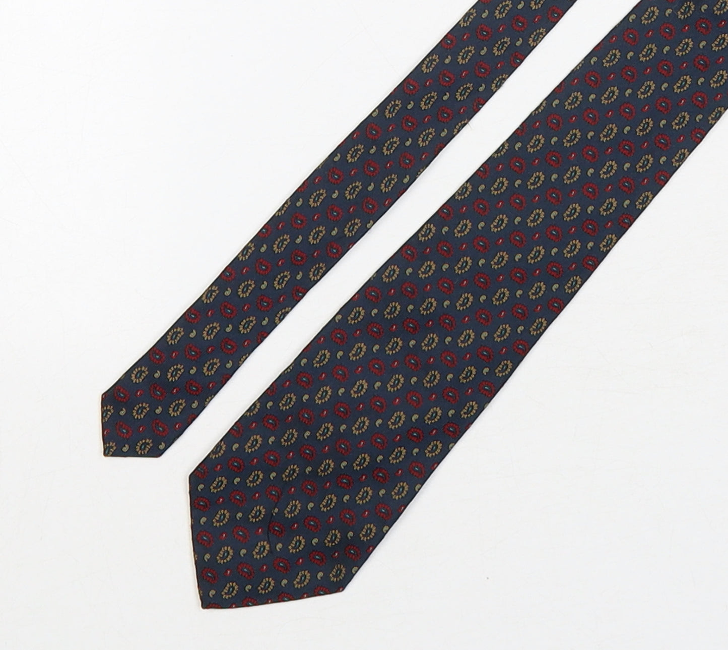 Santostefano Mens Multicoloured Paisley Silk Pointed Tie One Size