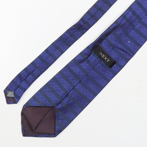 NEXT Mens Multicoloured Striped Silk Pointed Tie One Size