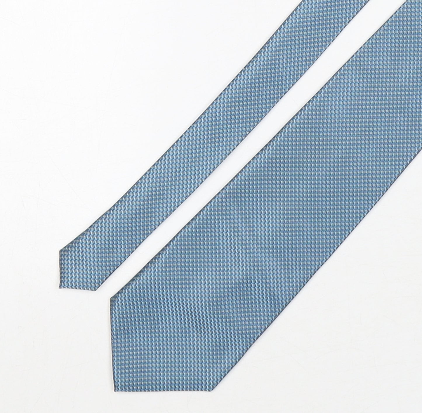 Ciro Citterio Mens Green Geometric Polyester Pointed Tie One Size
