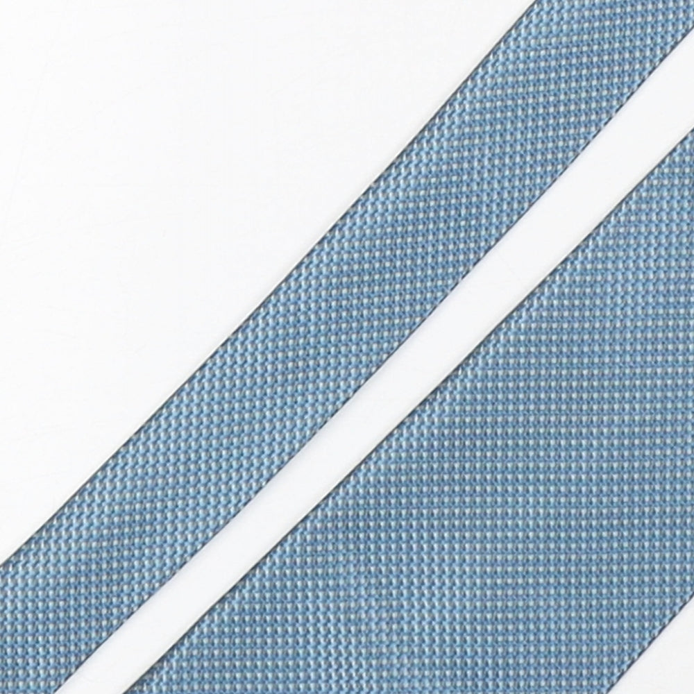 Ciro Citterio Mens Green Geometric Polyester Pointed Tie One Size