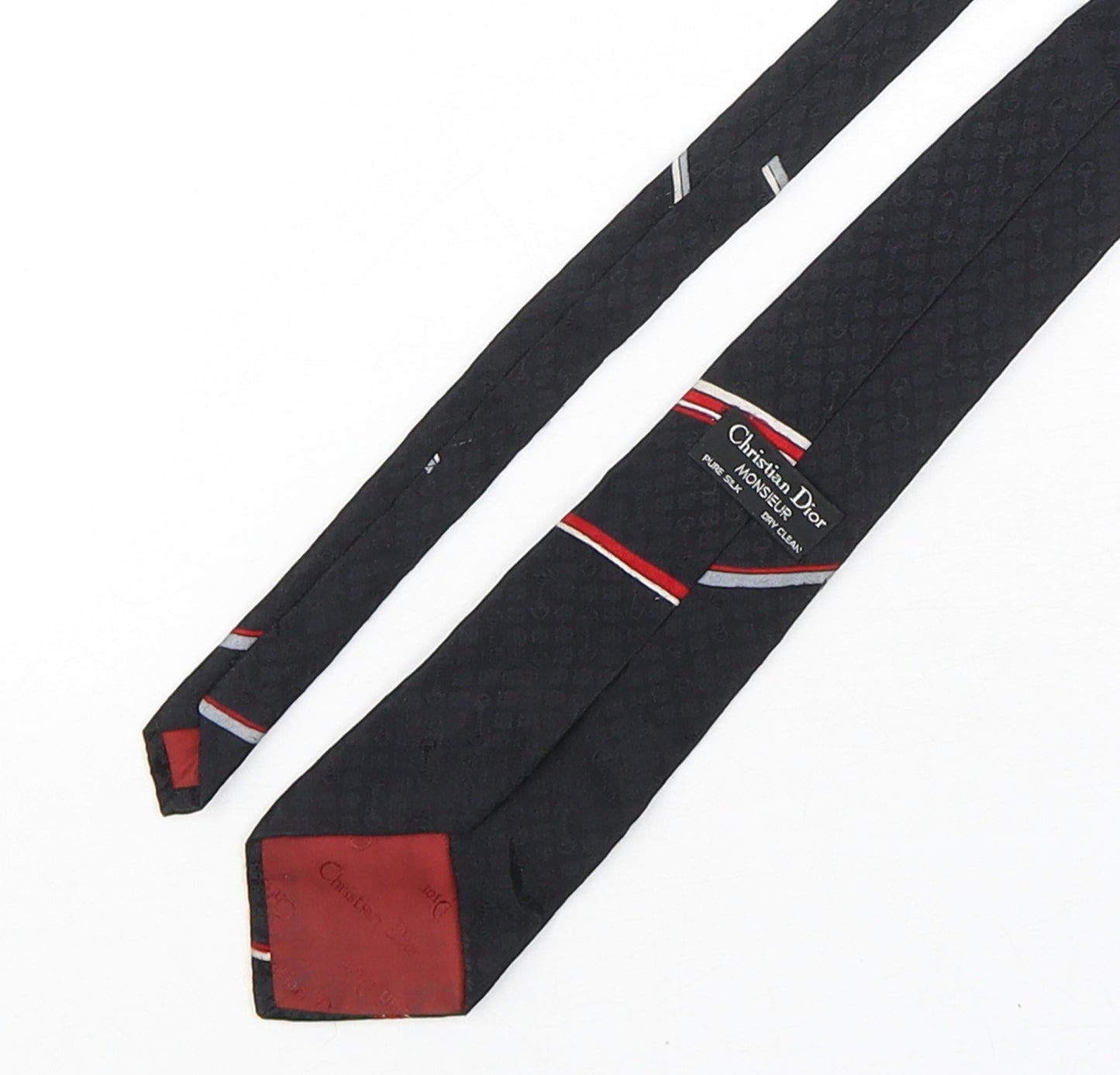 Christian Dior Mens Multicoloured Floral Silk Pointed Tie One Size