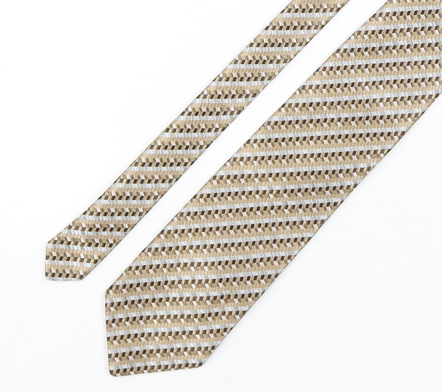 Marks and Spencer Mens Multicoloured Geometric Polyester Pointed Tie One Size