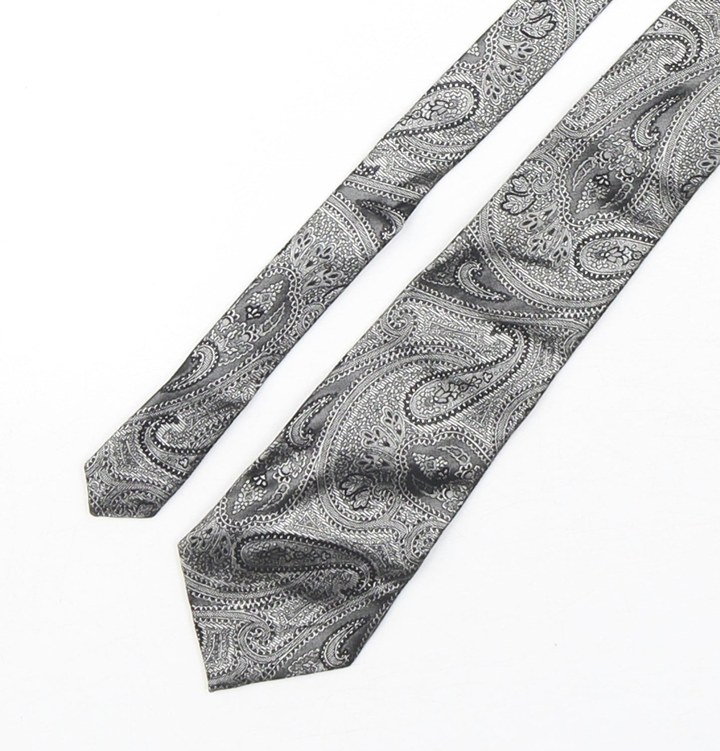 Domino Mens Multicoloured Paisley Polyester Pointed Tie One Size