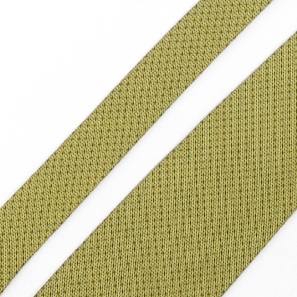 Giorgio Mariani Mens Multicoloured Geometric Silk Pointed Tie One Size