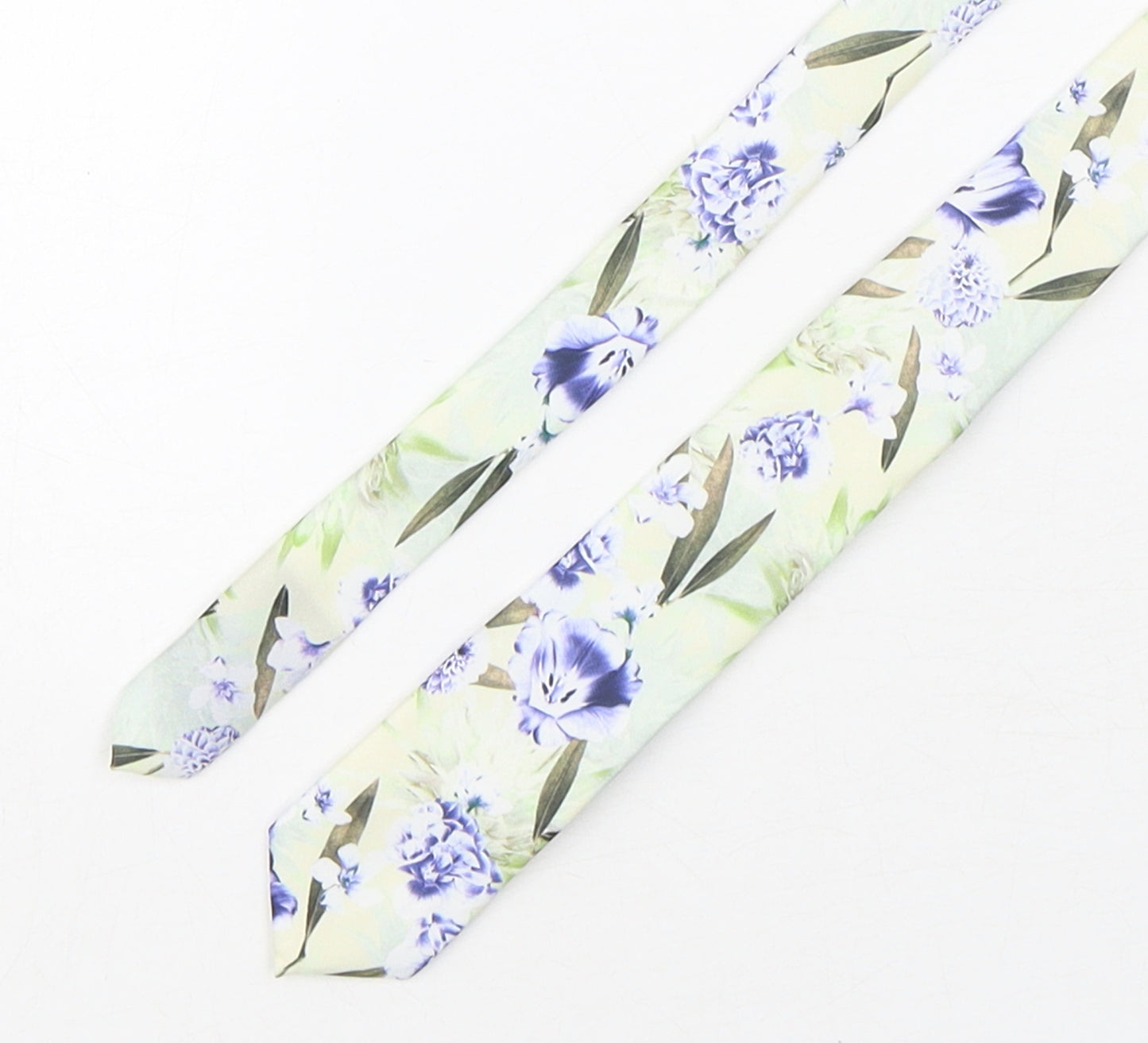 Marks and Spencer Mens Multicoloured Floral Polyester Pointed Tie One Size