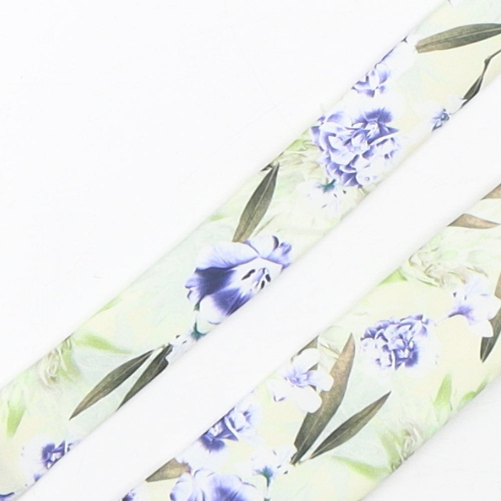 Marks and Spencer Mens Multicoloured Floral Polyester Pointed Tie One Size