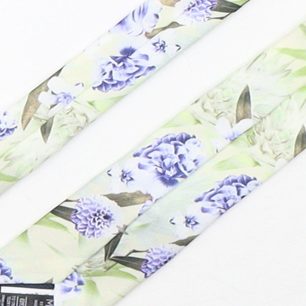 Marks and Spencer Mens Multicoloured Floral Polyester Pointed Tie One Size