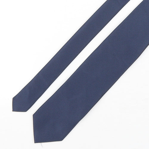 The Collection by Debenhams Mens Blue Grenadine Polyester Pointed Tie One Size