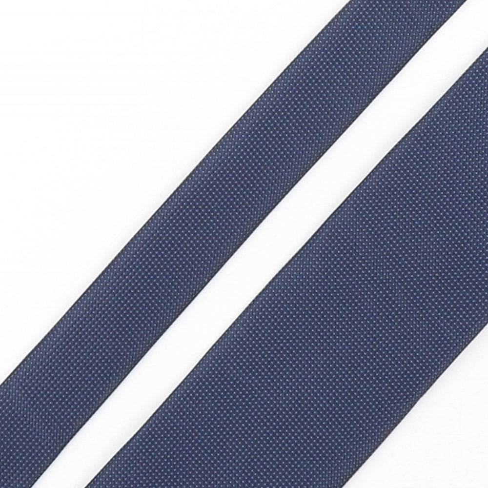 The Collection by Debenhams Mens Blue Grenadine Polyester Pointed Tie One Size