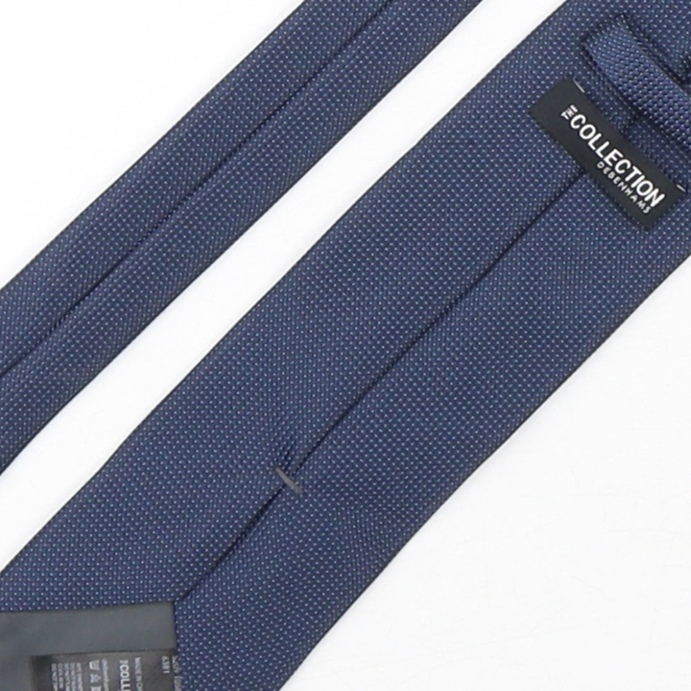 The Collection by Debenhams Mens Blue Grenadine Polyester Pointed Tie One Size