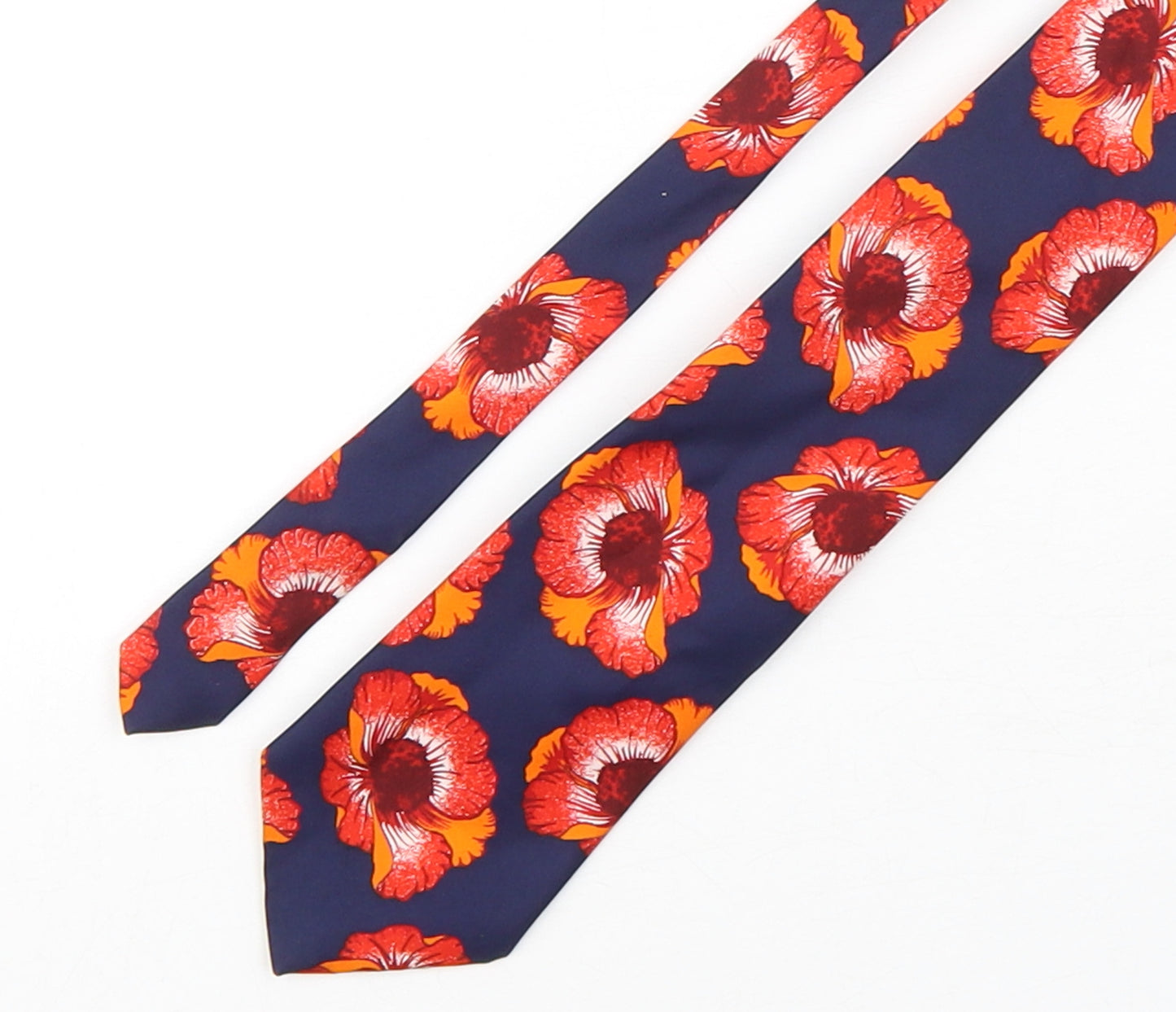 NEXT Mens Multicoloured Floral Silk Pointed Tie One Size