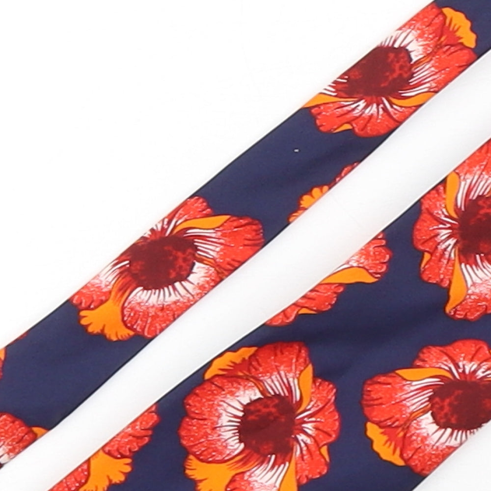 NEXT Mens Multicoloured Floral Silk Pointed Tie One Size