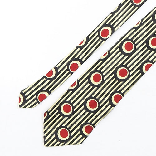 NEXT Mens Multicoloured Striped Silk Pointed Tie One Size