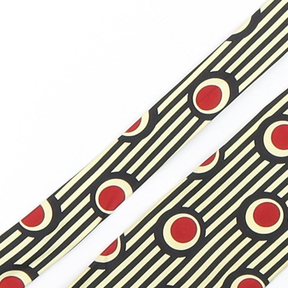 NEXT Mens Multicoloured Striped Silk Pointed Tie One Size